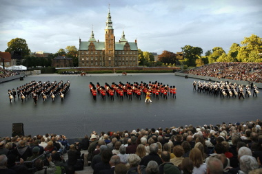 Danish Tattoo auf EXPO-roll mit Parade der königlichen Wachen